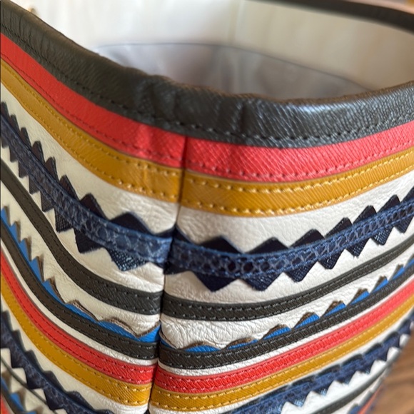 Tory Burch Robinson Zigzag Tote - Picture 9 of 15
